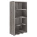 Monarch Specialties Bookshelf, Bookcase, Etagere, 5 Tier, 48"H, Office, Bedroom, Laminate, Brown, Contemporary, Modern I 7060